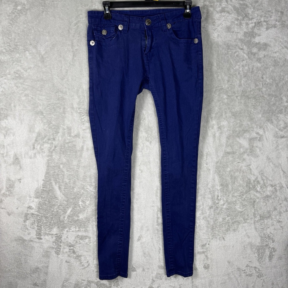 True Religion Women's Regular Size 30‎ Light blue Joey Made In USA Y2K